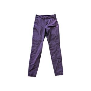 Old Navy Women’s High-Rise Pixie Ankle Skinny Pants Plum/Raisin Size 6 Tall